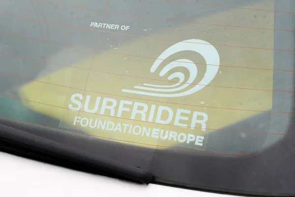 Bordeaux Aquitaine Frankrike 2022 Surfrider Foundation Logo Tecken Och Märkestext — Stockfoto