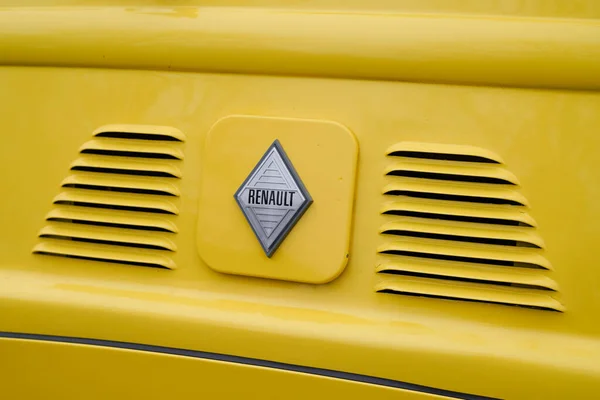 Bordeaux Akwitania Francja 2022 Renault Estafette Old Timer Car Details — Zdjęcie stockowe