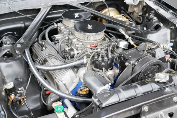 Bordéus Aquitânia França 2022 Ford Mustang Coupe Carro Vintage Motor — Fotografia de Stock