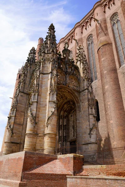 Albi Iglesia Vista Ciudad Clasificada Unesco — Foto de Stock