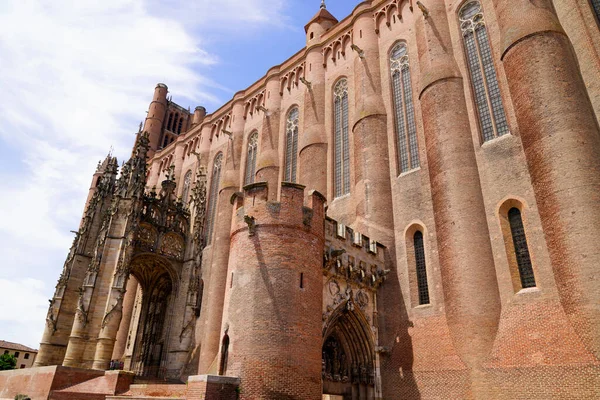 Denkmal Der Stadt Albi Südmittelalterlichen Frankreich — Stockfoto