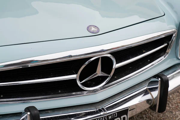 Бордо Aquitaine France 2022 Mercedes Car Star Brand Front Vehicle — стоковое фото
