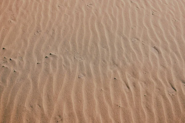 Песочная Волна Ветер Природного Песчаного Низкого Прилива Пляж Фон — стоковое фото