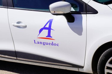 Bordeaux, Aquitaine France - 03 03 03 2022: Lepedoc Fransız bölgesi metin ve Güney Fransa tatil bölgesi turizmi için marka logosu imzala