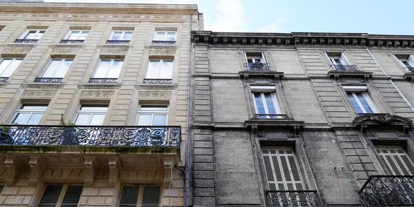 Diferencia Entre Lavado Paredes Piedra Limpia Lavado Fachadas Casa Limpia — Foto de Stock