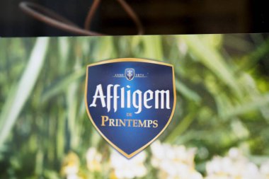 Bordeaux, Aquitaine France - 03: 20 2022 Afligem işareti ve metin logosu restoranı Belçika bira barı