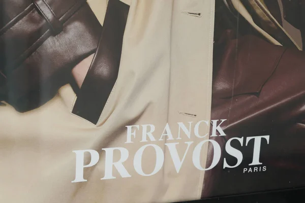 Bordeaux Aquitaine France 2022 Franck Provost Logosu Fransız Kuaför Fransız — Stok fotoğraf