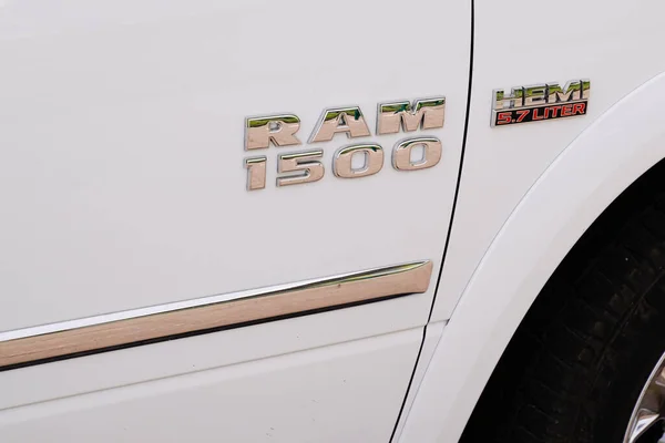 Bordeaux Aquitaine Francie 2022 Dodge Ram 1500 Truck Hemi Textové — Stock fotografie