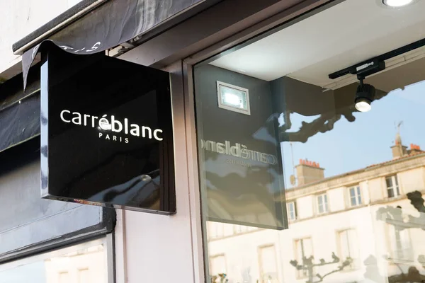 Burdeos Aquitania Francia 2022 Carre Blanc Paris Logo Text Sign — Foto de Stock