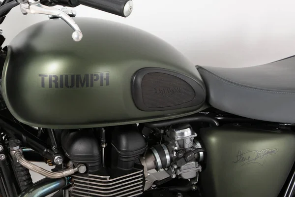 Bordeaux Aquitaine France 2022 Triumph Bonneville 100 Neo Retro Limited — 스톡 사진