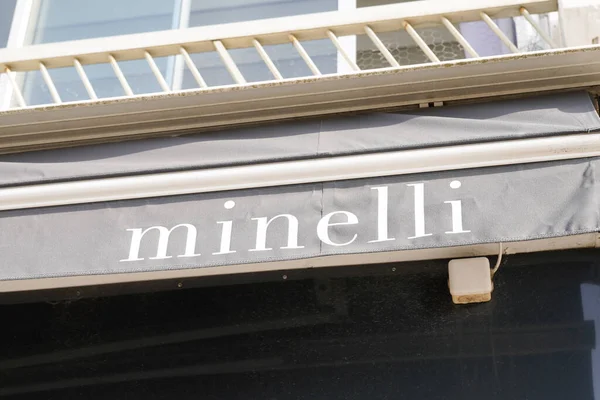 Bordeaux Aquitaine France 2022 Minelli Shop Brand Logo Sign Text — ストック写真