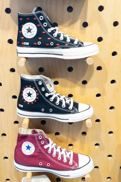 Bordeaux Aquitaine France 2022 Converse All Star Text Brand Logo — стокове фото