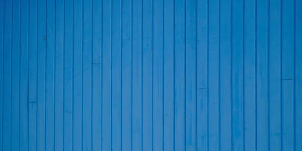 Blue Large Plank Wall Fence Wood Texture Facade Line Wooden — Zdjęcie stockowe