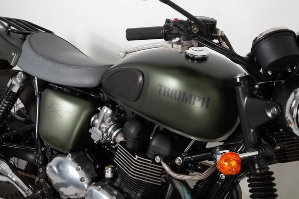 Bordeaux Aquitaine France 2022 Triumph T100 Military Limited Edition Steve — Foto de Stock