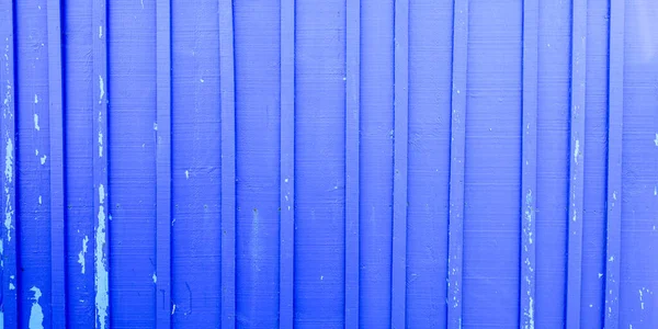 Legno Blu Vecchio Usato Antica Testata Panoramica Texture Sfondo Legno — Foto Stock