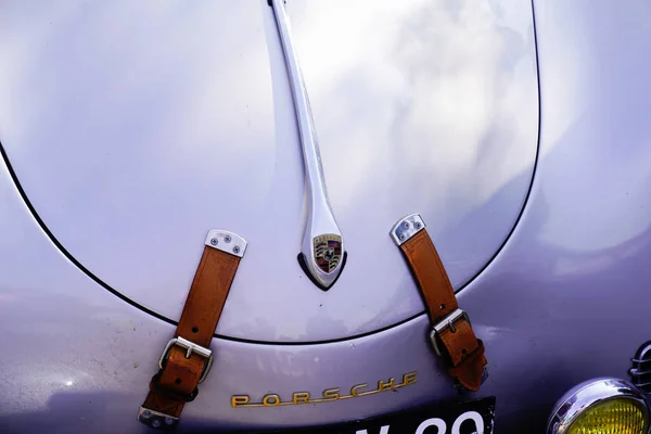 Bordeaux Aquitaine France 2022 Porsche 356 Emblème Logo Marque Texte — Photo