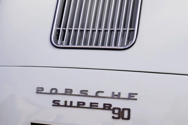 Bordeaux Aquitaine France 2022 Porsche 356 Super Emblem Logo Text — Photo