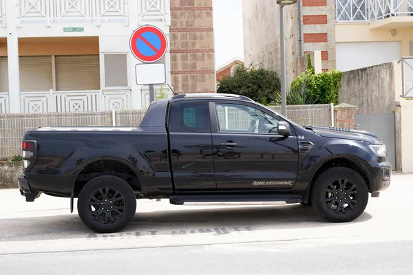 Bordeaux Aquitaine Francie 2022 Ford Ranger Wildtrak Truck Car American — Stock fotografie