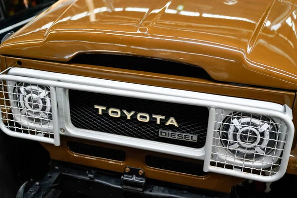 Μπορντό Aquitaine Γαλλία 2022 Toyota Χερσαίο Καταδρομικό Κείμενο Μάρκα Και — Φωτογραφία Αρχείου