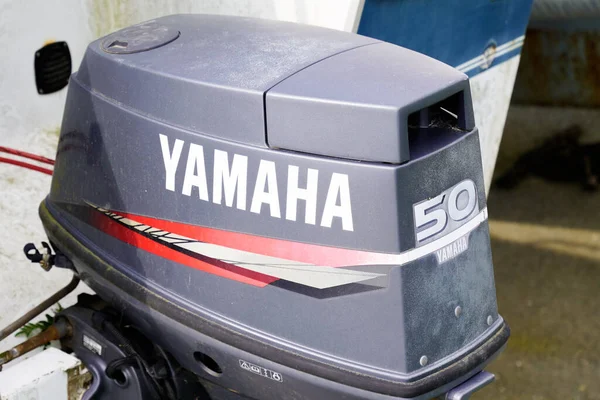 Bordeaux Aquitanien Frankreich 2022 Yamaha Motorboot Textmarke Und Motorboot Logo — Stockfoto