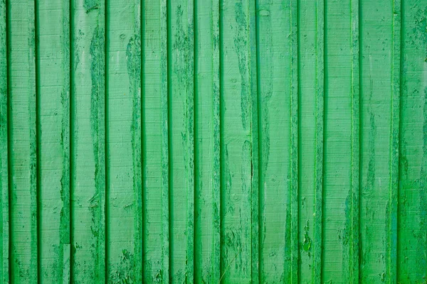 Green Wooden Background Old Painted Boards — Foto Stock