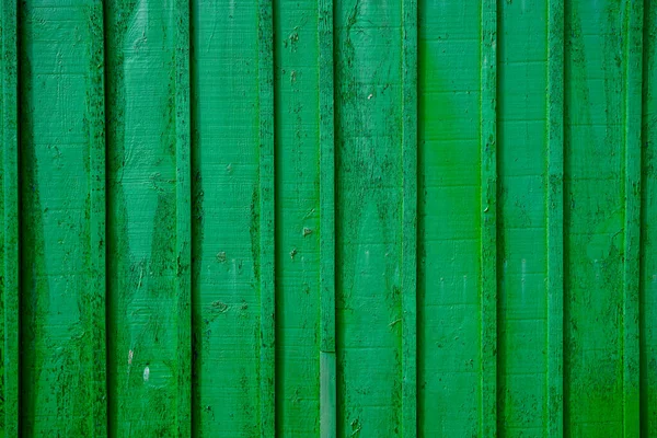 Green Wooden Texture Background Top View Wood Vertical Plank Panel — Stockfoto