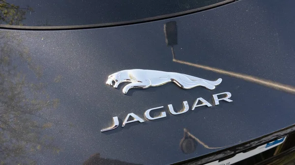 Bordeaux Aquitaine France 2022 Jaguar Logo Brand Text Sign Rear — Stock Photo, Image