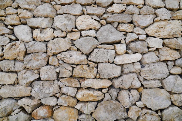 Pedra Parede Velha Textura Vintage Fundo Tapume Pedras Diferentes Tamanhos — Fotografia de Stock