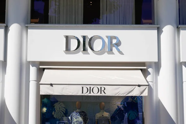 Κάννες Paca Γαλλία 2022 Christian Dior Brand Logo Company Text — Φωτογραφία Αρχείου