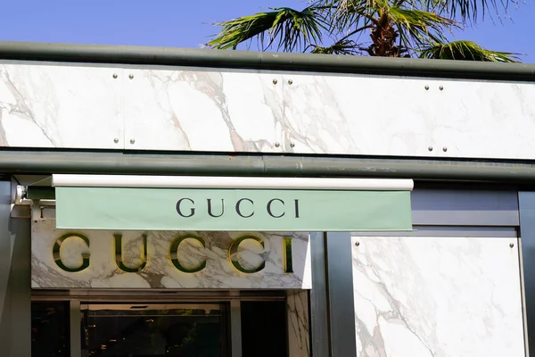 Κάννες Paca Γαλλία 2022 Gucci Fashion Store Sign Text Logo — Φωτογραφία Αρχείου