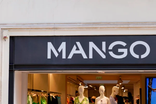 Bordeaux Aquitaine France 2022 Mango Boutique Brand Logo Sign Text — ストック写真