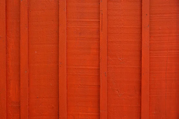 Red Wooden Wall Brown Fence Texture Background Orange Wood Planks — Stock Photo, Image