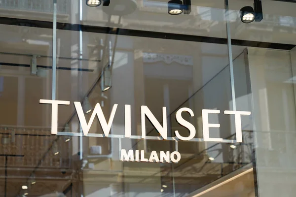 Nice Paca France 2022 Twinset Milano Logo Brand Text Sign — Foto de Stock