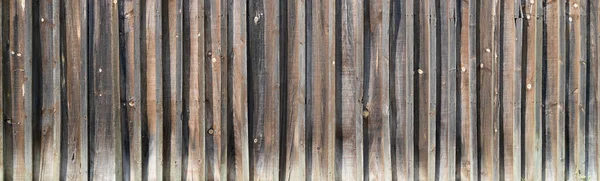 Wooden Brut Vertical Wall Fence Web Header Background Wood Panorama — Foto Stock