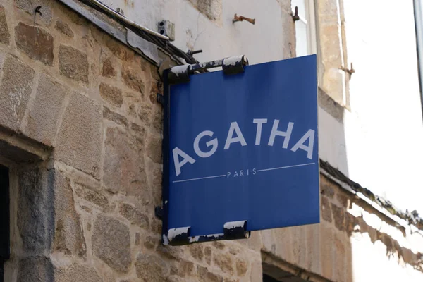 Toulouse Occitanie France 2022 Agatha Paris Text Brand Logo Sign — Stock Photo, Image