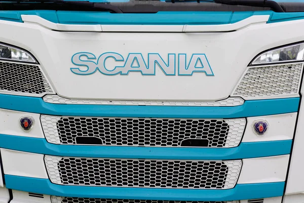 Bordeaux Aquitaine France 2022 Scania Truck Logo Text Brand Sign —  Fotos de Stock