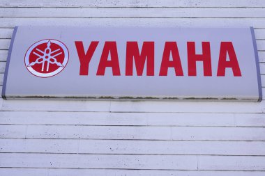 Bordeaux , Aquitaine  France - 07 25 2022 : yamaha text brand and logo sign of japanese store motorcycle shop