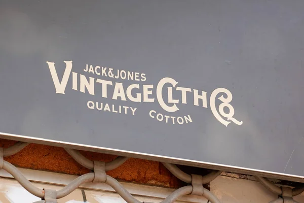 Bordeaux Aquitaine France 2022 Jack Jones Vintage Clothes Quality Cotton — 图库照片