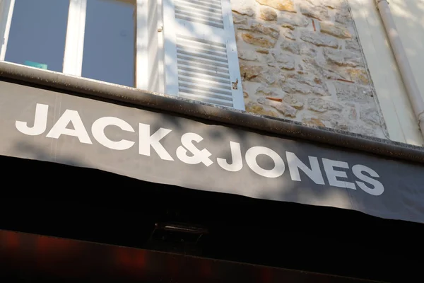 Bordeaux Afcaine France 2022 Текстовый Логотип Jack Jones Вывеска Бренда — стоковое фото