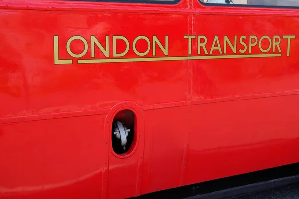 Bordeaux Aquitaine France 2022 London Transport Vintage Double Decker Bus — Foto de Stock