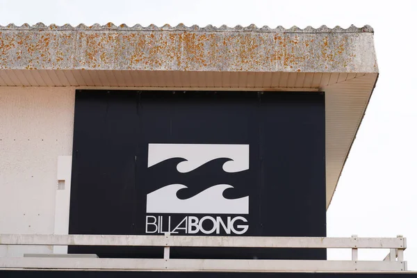 Burdeos Aquitania Francia 2022 Billabong Logo Signo Texto Marca Pared — Foto de Stock