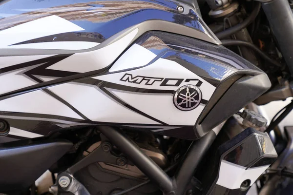 Bordeaux Aquitaine França 2022 Yamaha Mt03 Logotipo Motocicleta Sinal Texto — Fotografia de Stock