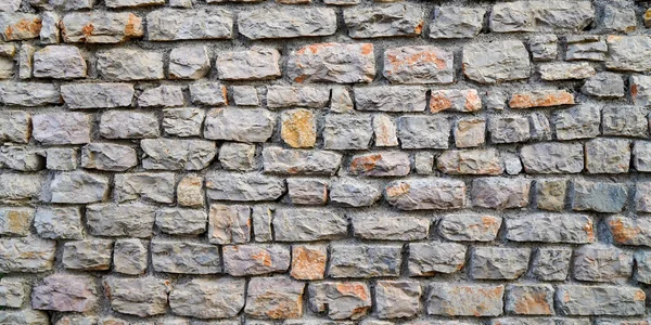 岩の石の壁水平石の屋外ファサードウェブヘッダーの背景 — ストック写真