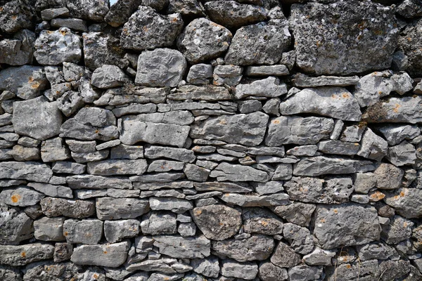 Vecchio Grigio Antiche Pietre Sfondo Vintage Muro Pietra Diverse Sfumature — Foto Stock