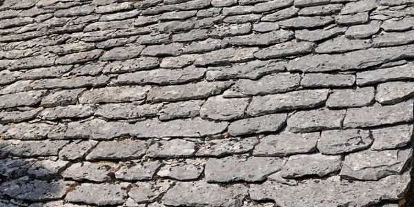Gri Çatı Döşemesi Antik Arkaplan Dokusu Antika Kiremitler Çatısız Desen — Stok fotoğraf