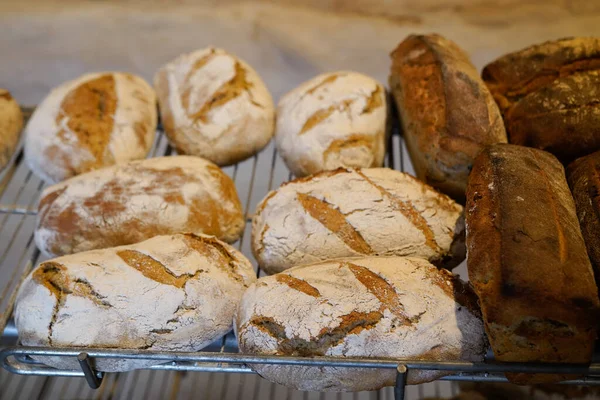 Домашний Хлеб Теста Хлеба Домашнего Приготовления — стоковое фото