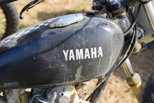 Bordeaux Aquitaine France 2022 Yamaha Vintage Motorbike Logo Brand Text — Photo