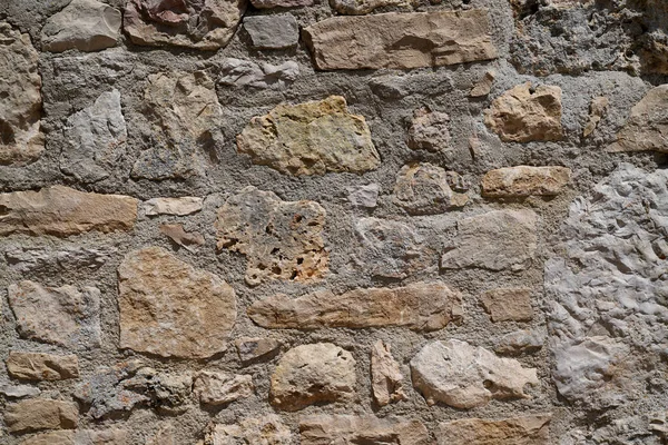 Старий Бежевий Фон Каменів Стіні — стокове фото
