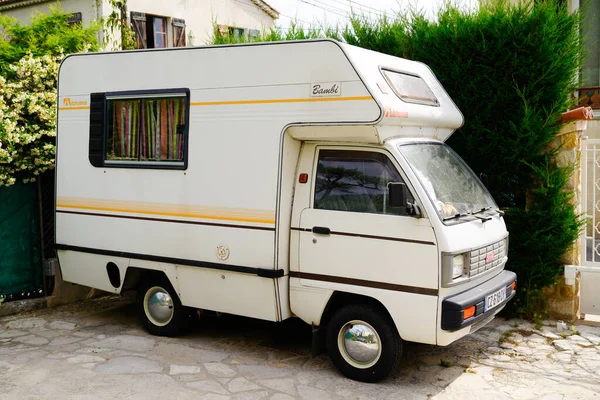 Bordeaux Aquitaine France 2022 Gme Rascal Bambi Campervan Parked City — Stock Photo, Image