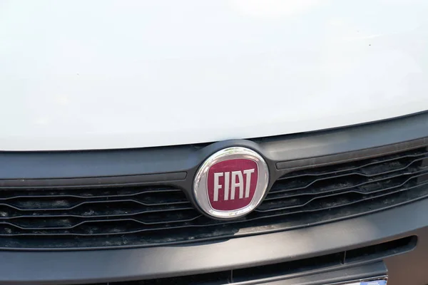 Burdeos Aquitania Francia 2022 Fiat Coche Logotipo Marca Detalle Texto — Foto de Stock